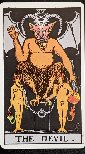 15 The Devil Tarot Card - Rider Waite Tarot Deck