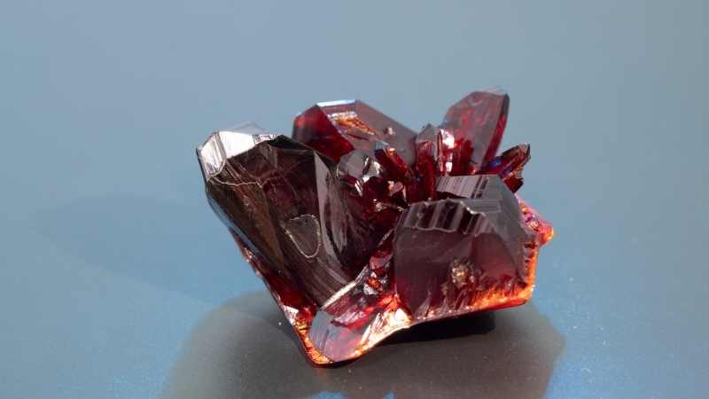Natural ruby crystals stones