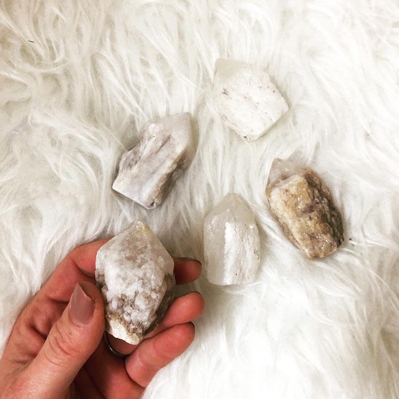 STYLECASTER | Best Places to Buy Crystals | pineapple quartz crystal