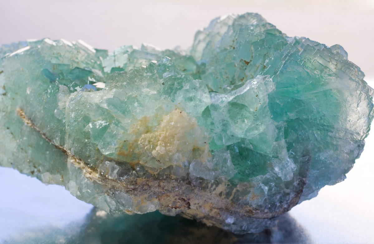 Fluorite crystal