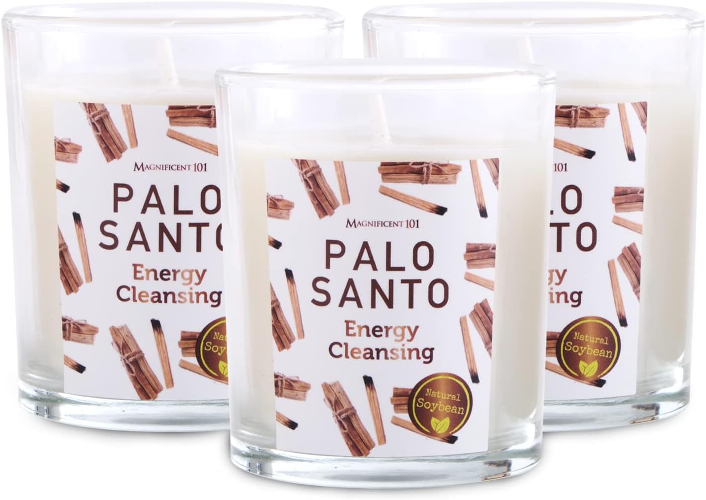 Magnificent 101 Palo Santo Cleansing Candle Set