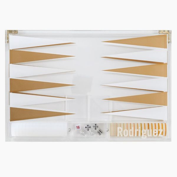 Mark and Graham Acrylic Backgammon Game Set