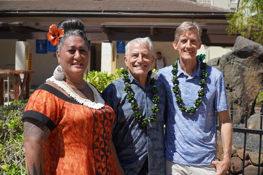 Kumu Hinaleimoana Wong-Kalu, Dean Hamer and Joe Wilson has collaborated on the project to amplify the story of the Healing Stones of Kapaemahu.