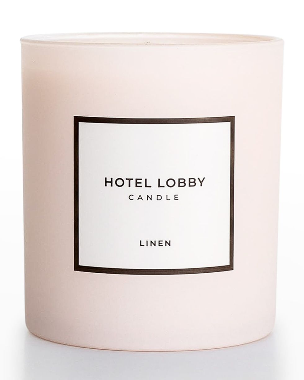 Hotel Lobby Core Collection Linen Candle