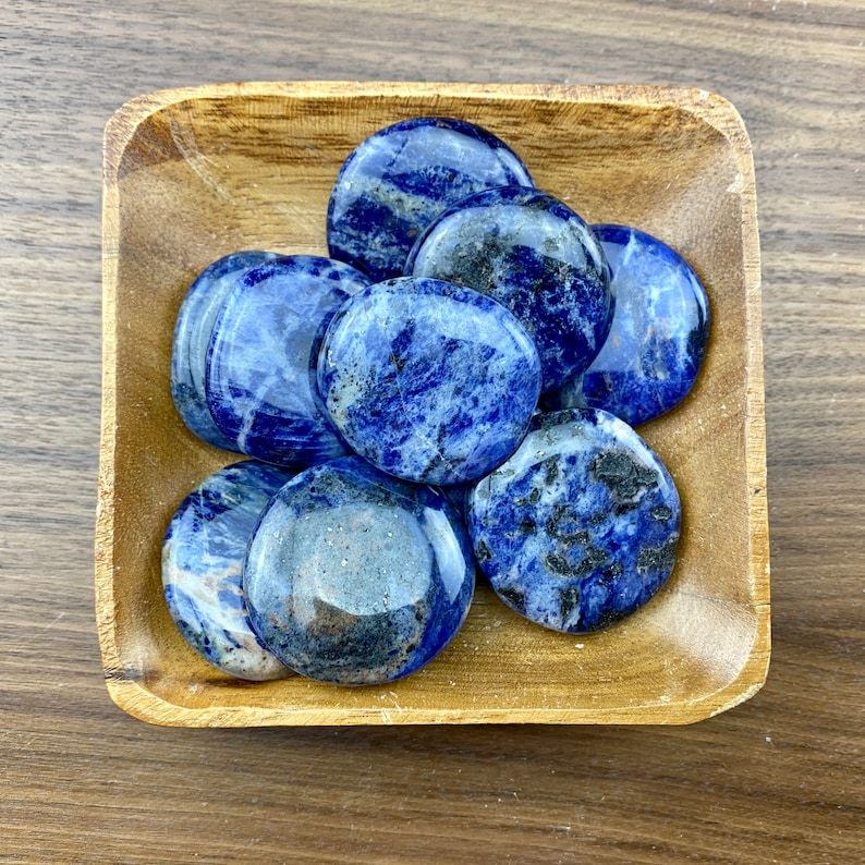 Sodalite Palm Stone