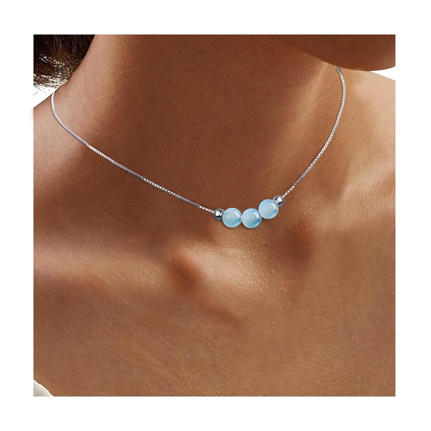 Sereney Aquamarine Necklace