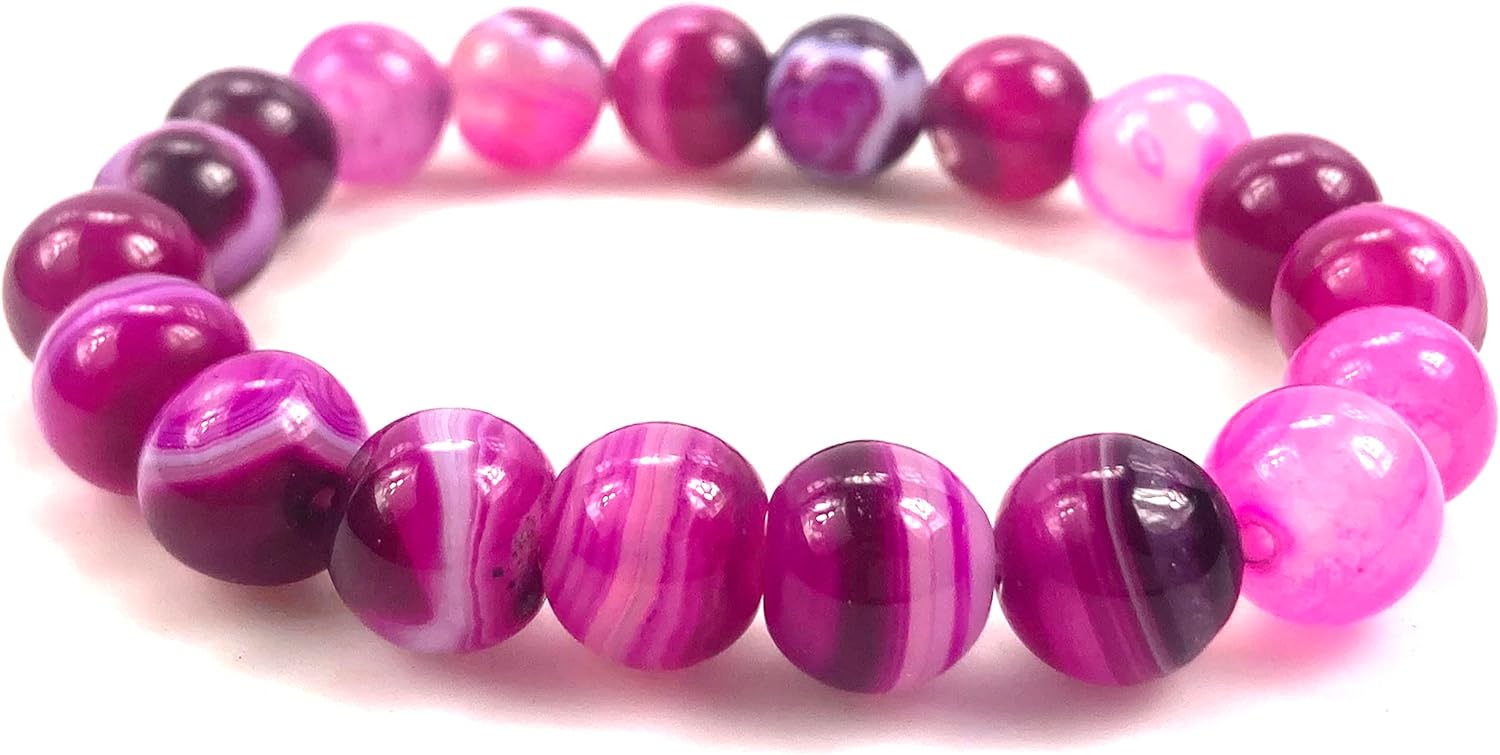 Purple Whale Botswana Agate Bracelet