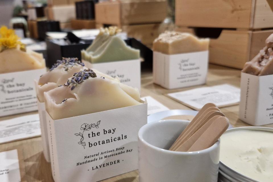 Gorgeous scented soaps made in Morcambe (Photo: Lucinda Herbert)