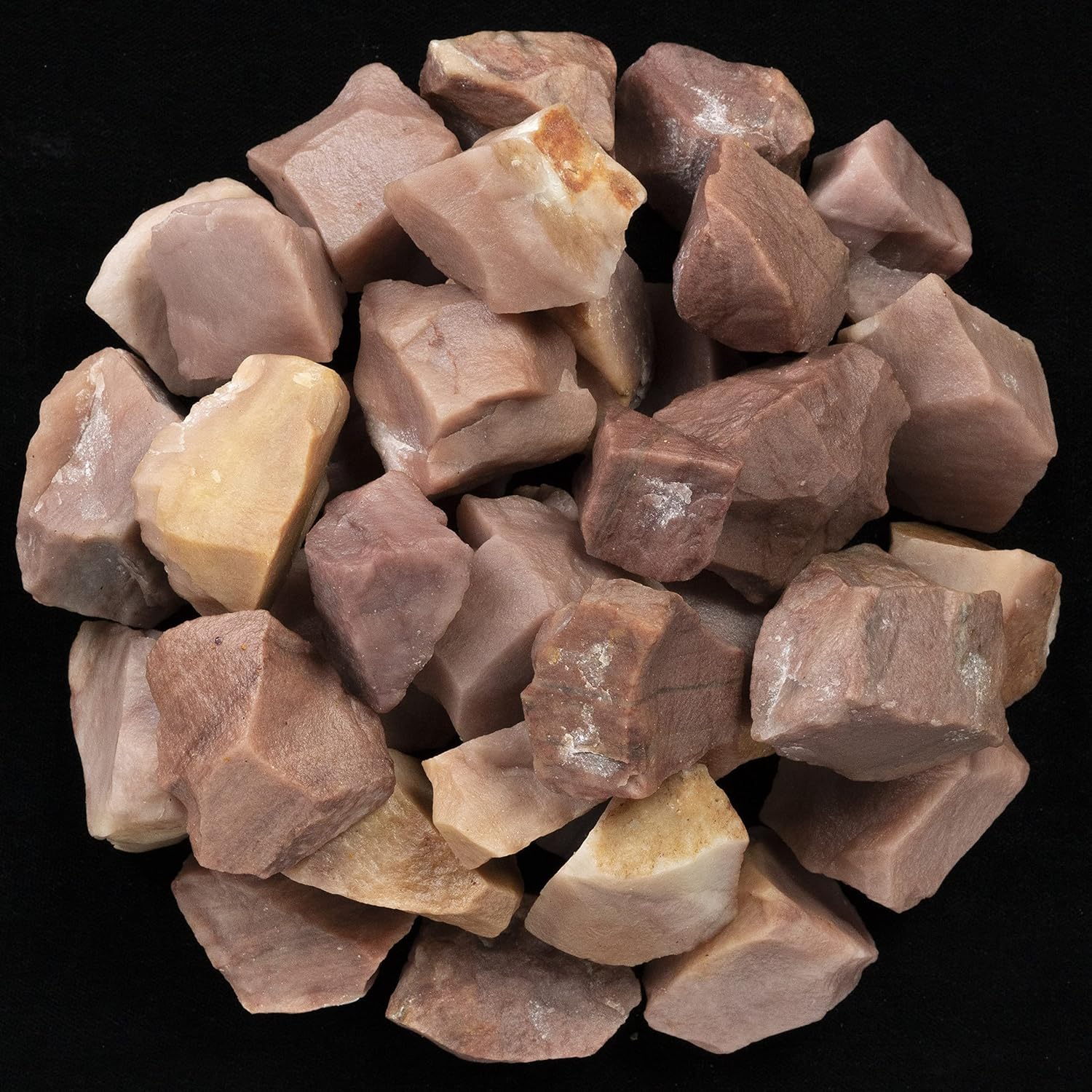 Crocon Pink Agate Rough Stones 1LB