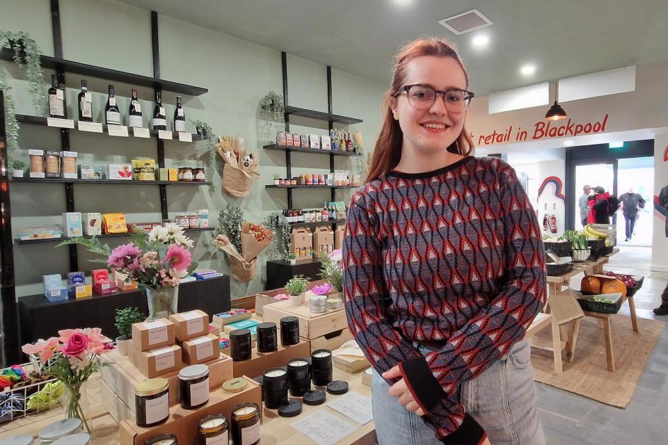 Grace Harvey at Abingdon General Store (Photo: Lucinda Herbert)