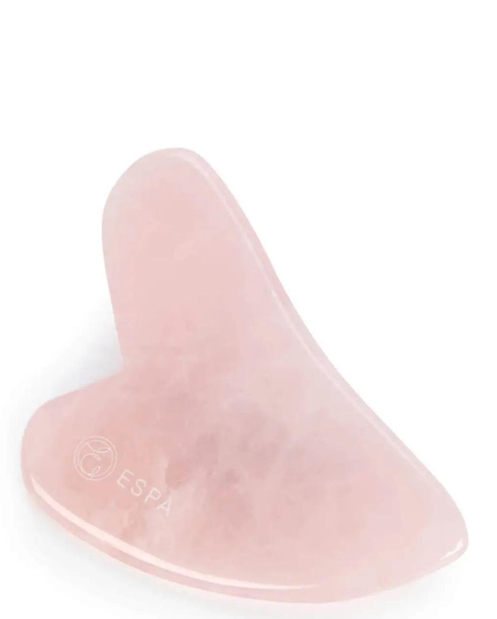 Rose quartz gua sha tool